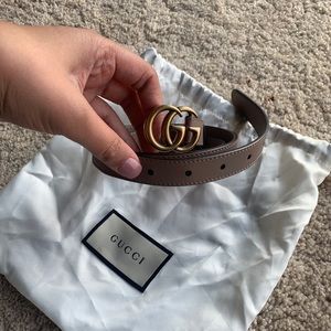 ❌❌ SOLD Gucci belt - dusty pink